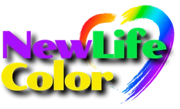 NewLifeColor — logo usług malarskich